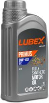 Фото Масло моторно�е 0W40 LUBEX 1л синтетика PRIMUS EC API SN L03412991201 Lubex
