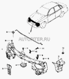 Фото Упор капота DAEWOO Matiz OEM Daewoo 96162093 Daewoo