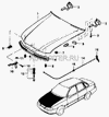 Фото УПЛОТНИТЕЛЬ КАПОТА NEXIA DAEWOO Daewoo 96176241 Daewoo