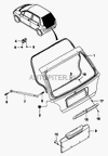 Фото Петля двери багажника Matiz Daewoo 96314602 Daewoo