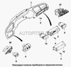 Фото Часы штатные CHEVROLET LANOS General Motors 96236123 General Motors