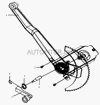 Фото Стеклоподъёмник левой двери (ручной)  ALTAY 6104015240 Faw
