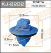 Фото Покер пластмассовый крепежный "Masuma"  2202-KJ (упаковка 50 шт, цена указана за 1 шт) KJ2202 Masuma