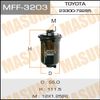 Фото Фильтр топливный "MASUMA"  MFF-3203/3422  FC-192 23300-79285,23300-79405,MB220794,MB348528,MB504733, MFF3203 Masuma