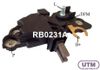 Фото RB0231A UTM Регулятор генератора Utm RB0231A Utm
