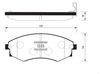Фото Колодки тормозные дисковые передние Серия:HI-Q HYUNDAI ELANTRA III седан (XD), HYUNDAI MATRIX (FC) Sangsin SP1065 Sangsin