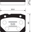 Фото Колодки тормозные передние SP1199 Ваз 2101-07 Sangsin SP1199 Sangsin