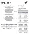 Фото Колодки тормозные передние для а/м Ford Mondeo 4 Sangsin SP2101F Sangsin