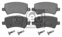 Колодки тормозные задние дисковые к-кт для Land Rover Range Rover Evoque 2011-2018 16625 Febi
