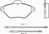 PAGID ; Комплект тормозных колодок, дисковый тормоз T9039 Pagid