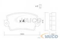 Комплект тормозных колодок V46-0150 Vaico