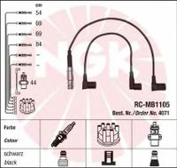 Провода зажигания (к-т) RC-MB1105, нетоварный вид упаковки                  4071 Ngk
