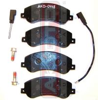 комплект колодок для дисковых тормозов AKD0448 Akyoto