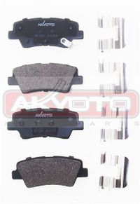 Колодки тормозные задние дисковые к-кт для Hyundai Solaris 2017> AKD12203 Akyoto