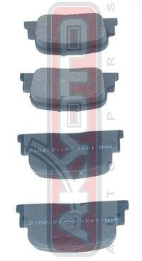Колодки тормозные задние дисковые к-кт для Lifan Solano II 2016> AKD1431 Akyoto