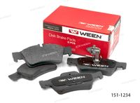 Колодки тормозные задние дисковые к-кт для Mercedes Benz W218 CLS 2011-2017 151-1234 Ween