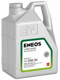 Масло моторное минеральное ENEOS 10W-30 TURBO DIESEL CG-4 6л oil1426 oil1426 Eneos