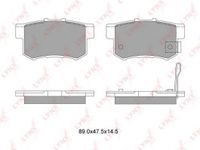 Колодки тормозные задние дисковые к-кт для Great Wall HOVER H6 2011-2017 bd3402 Lynx