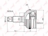 Шарнирный комплект CO3408A Lynx