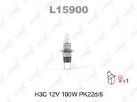 Лампа галогеновая H3C 12V 100W PK22d/5 L15900 Lynx