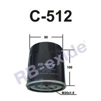 Фильтр масляный С 512(аналог  SCT SK 815) c512 Rb-Exide