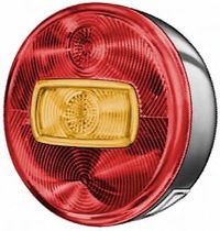 Задний фонарь, красный с желт. AUDI, MB, OPEL, VW 2SD 001 679-001 Hella