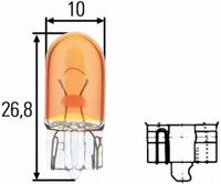 Лампа накаливания, фонарь указателя поворота; Лампа накаливания; Лампа накаливания, стояночный / габаритный огонь; Лампа накаливания, стояночный / габаритный огонь 8GP 003 594-541 Hella