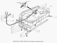 Клапан давления и разрежения к дв.Крайслер ГАЗ 31105116406001 Газ