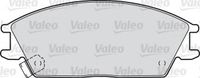 Комплект тормозных колодок 598052 Valeo