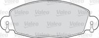 Комплект тормозных колодок 598432 Valeo