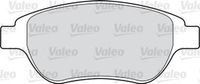 Комплект тормозных колодок, дисковый тормоз 598465 Valeo