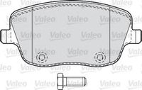 Комплект тормозных колодок дисковый тормоз 598720 Valeo