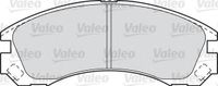 Комплект тормозных колодок, дисковый тормоз 601020 Valeo