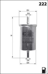 Топливный фильтр ELE6015 Mecafilter