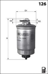 Топливный фильтр ELG5256 Mecafilter