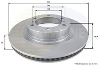 Тормозной диск ADC2505V Comline