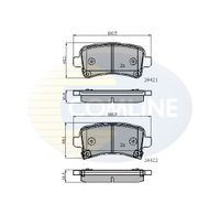 Колодки тормозные задние дисковые к-кт для Opel Insignia 2008-2017 CBP31795 Comline
