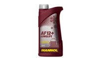 Охлаждающая жидкость Антифриз MANNOL Longlife  AF12+ (красный) готовый 1л 2038 Mannol