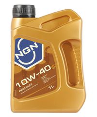 Универсальное всесезонное полусинтетическое моторное масло PREMIUM 10W-40 SL/CF 1 л NGN v172085606 Ngn
