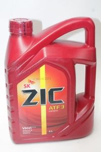 Трансмиссионное масло ZIC ATF III (4л) 162632 Zic