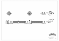 Тормозной шланг 19032239 Corteco