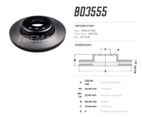 Тормозной диск BD3555 Fremax