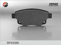 Колодки тормозные задние дисковые комплект BP43086 Fenox