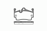 Колодки тормозные задние дисковые к-кт для Porsche Cayman (981) 2013-2016 1191.00 Remsa