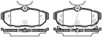 Колодки тормозные задние дисковые к-кт для Nissan Patrol (Y62) 2010> 1447.02 Remsa
