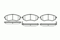 Тормозные колодки REMSA   318 12-AF Hyundai Lantra I, II, Sonata I, II 1.6-3.0 (88-) Nissan 31812 Remsa
