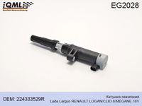 EG2028 Катушка зажигания Lada Largus RENAULT LOGAN/CLIO II/MEGANE 16V  224333529R EG2028 Qml
