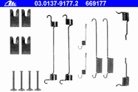К-кт установочный задних колодок для Ford Mondeo I 1993-1996 03.0137-9177.2 Ate