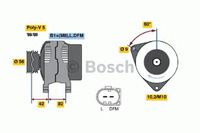 Генератор 14V 90A 0 124 325 017 Bosch