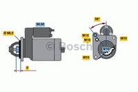 Стартер 12V 1.1KW 0 986 016 400 Bosch